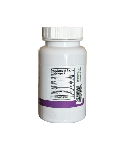 CBG+CBD Broad Spectrum Softgels 750mg CBG/CBD