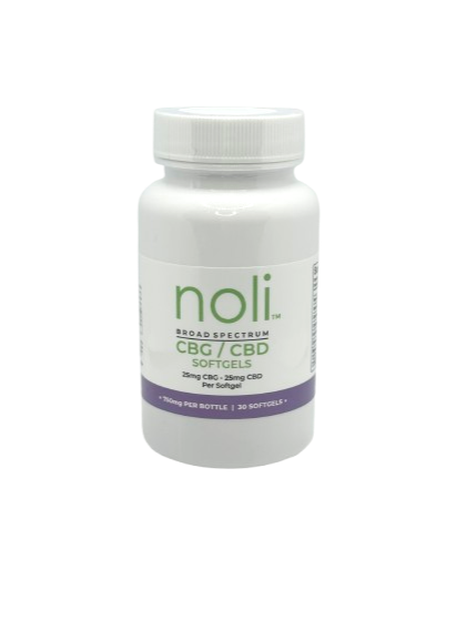 CBG+CBD Broad Spectrum Softgels 750mg CBG/CBD