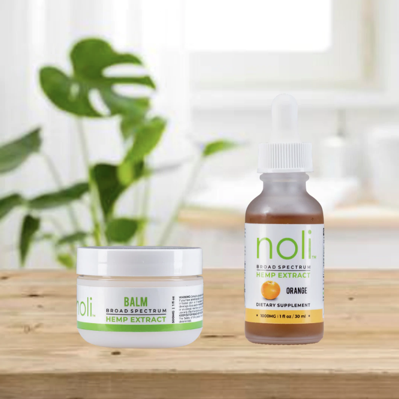 Oil & Balm Combo 1000mg Tincture and 500mg Balm